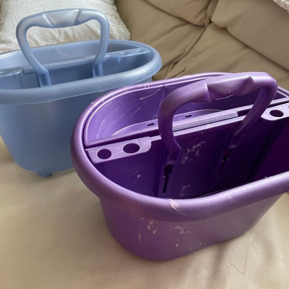 Vtg Caboodles Caddie Organizer 5650  Caddy Blue